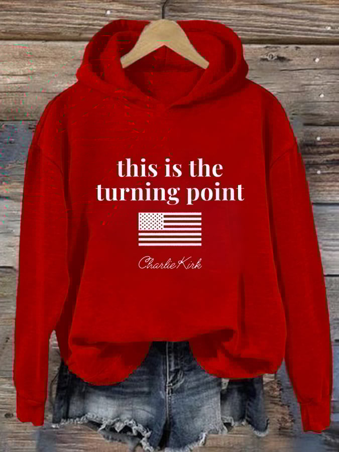 Women's This is the Turning Point Printed Sweatshirt