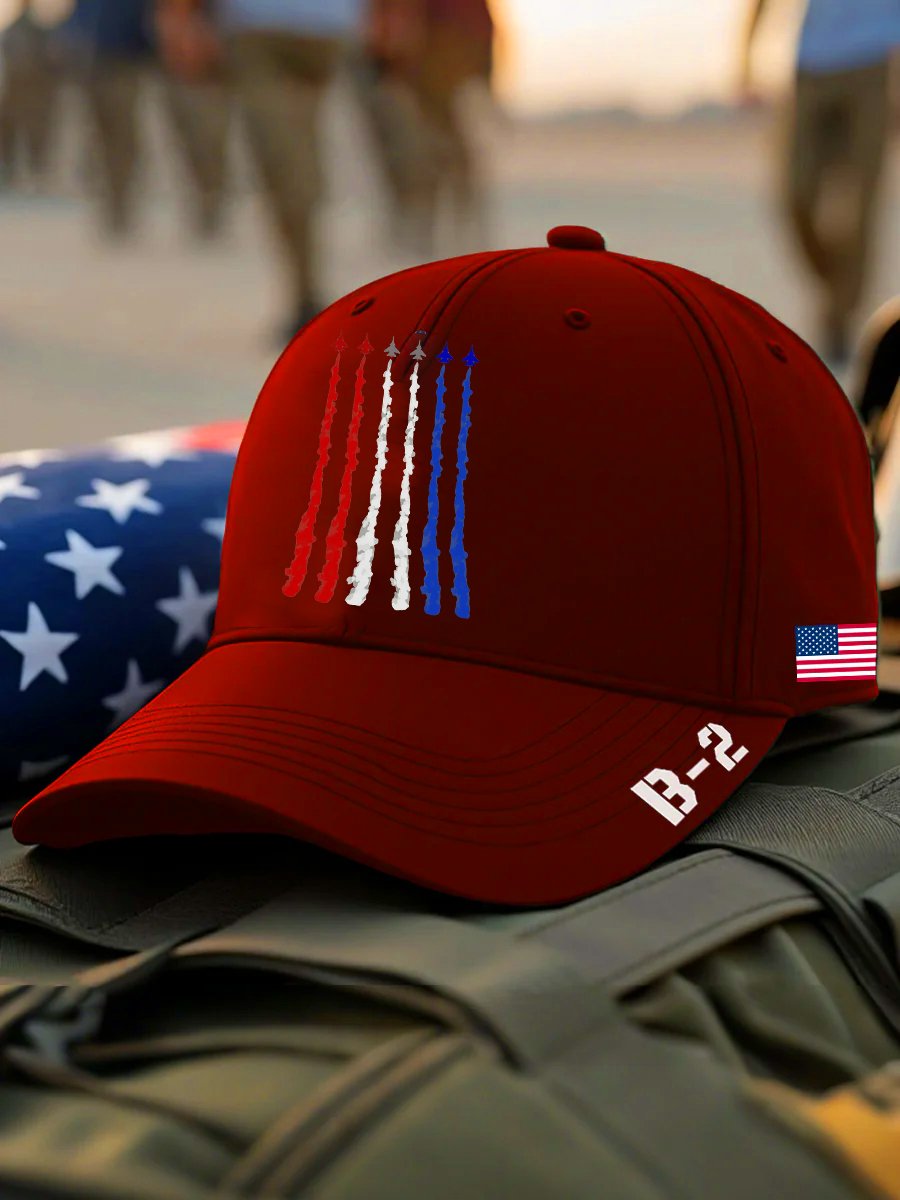 Unisex Air Force B-2 Print Baseball Cap