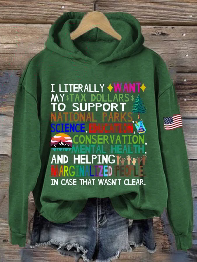 Women's Support National Parks Printed Sweatshirt