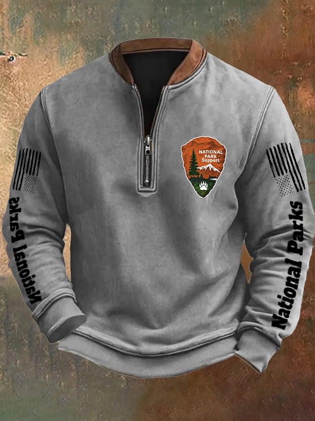 Retro Men's Protect Our National Parks Sweatshirt