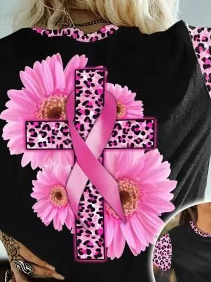 Fashion Print Short Sleeve T-Shirt