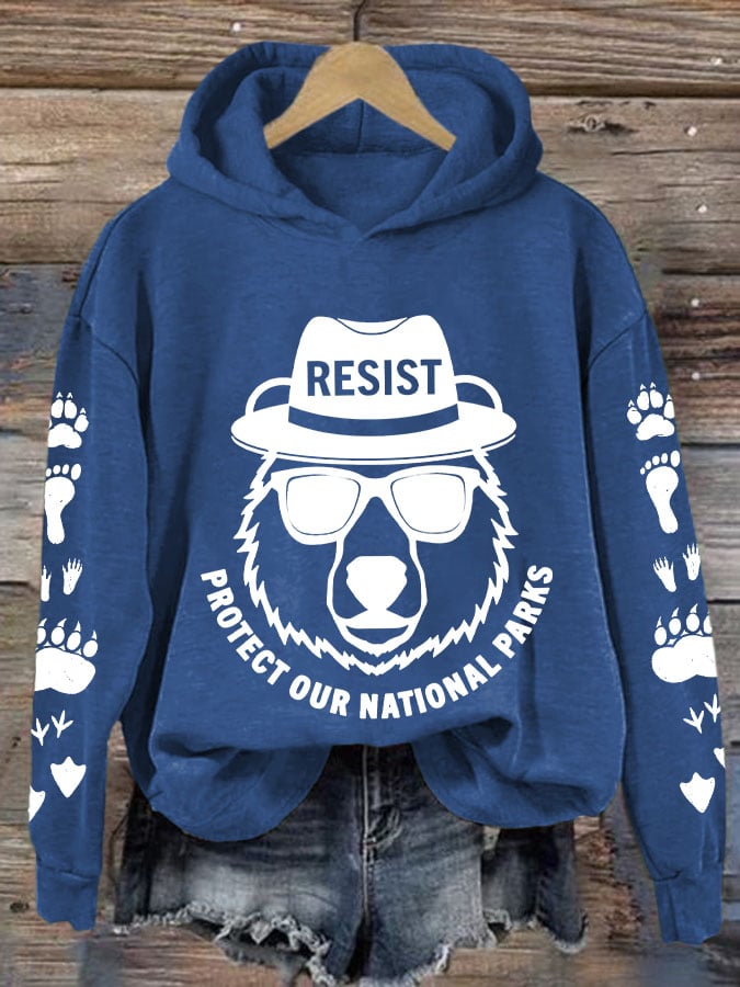 Women's Protect Our National Parks Printed Sweatshirt