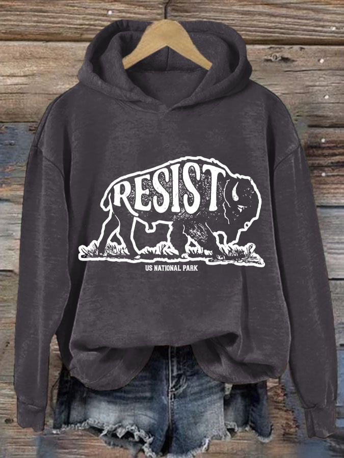 Women's Protect Our National Parks Printed Sweatshirt