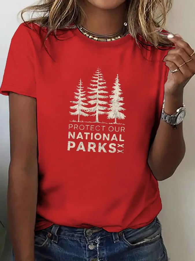 Women's Protect Our National Parks Print T-Shirt