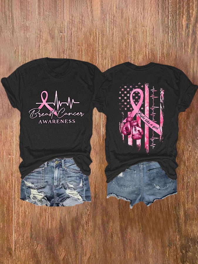 Women's Casual Printed Short Sleeve T-Shirt