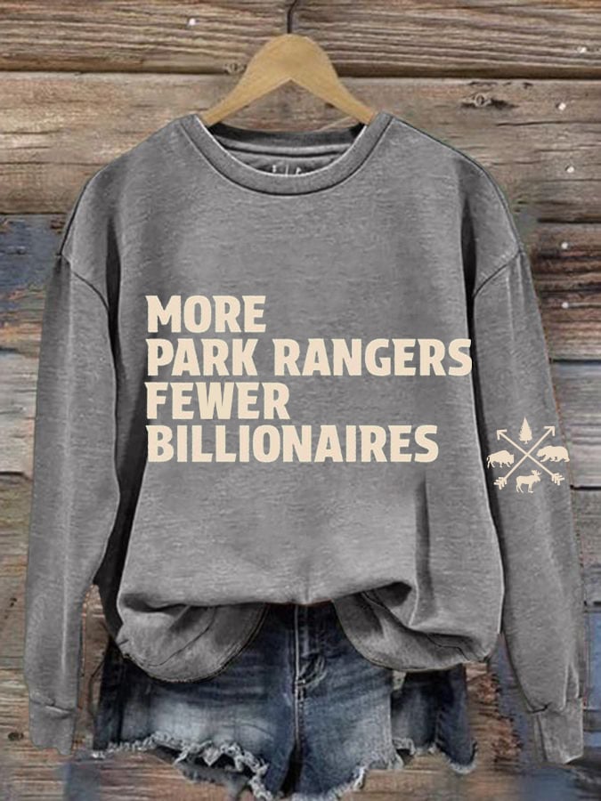 Women's National Park Print V-Neck T-Shirt Printed Casual Sweatshirts