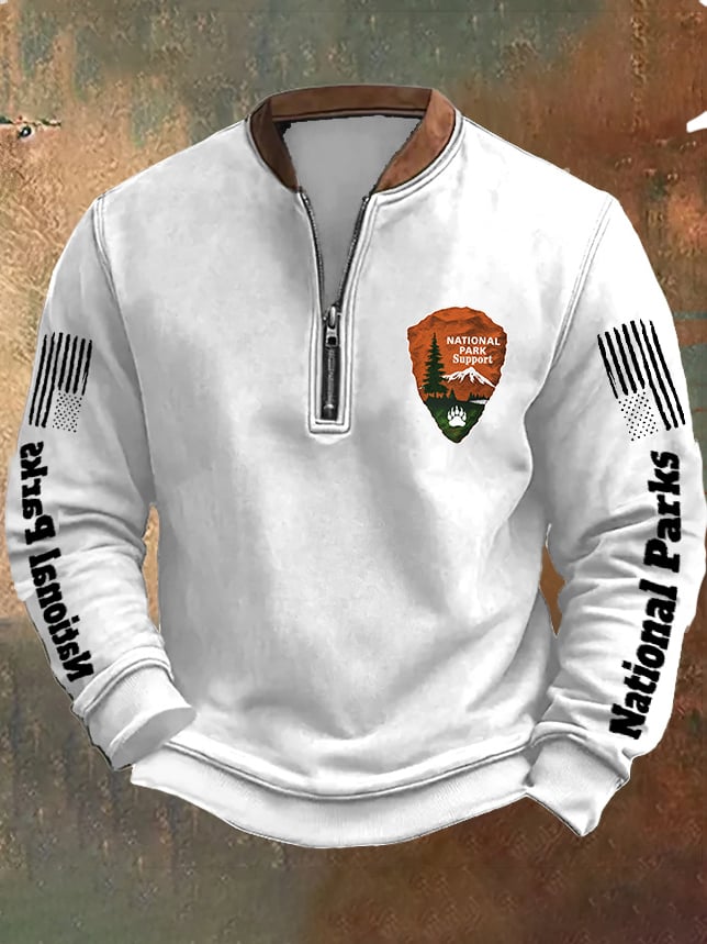 Retro Men's Protect Our National Parks Sweatshirt