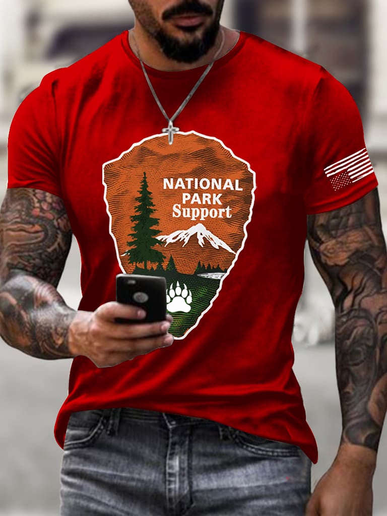 Men's Protect Our National Parks Print T-Shirt