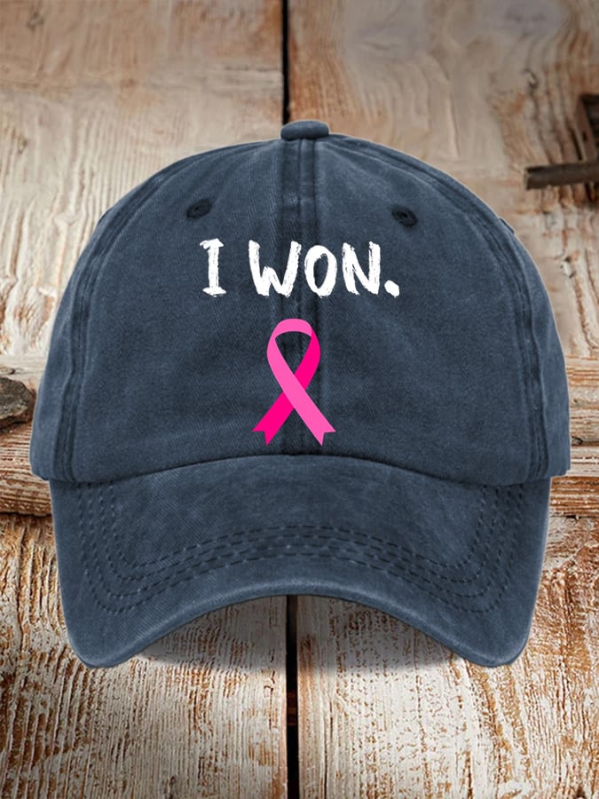Breast Cancer Survivor Printed Casual Baseball Cap