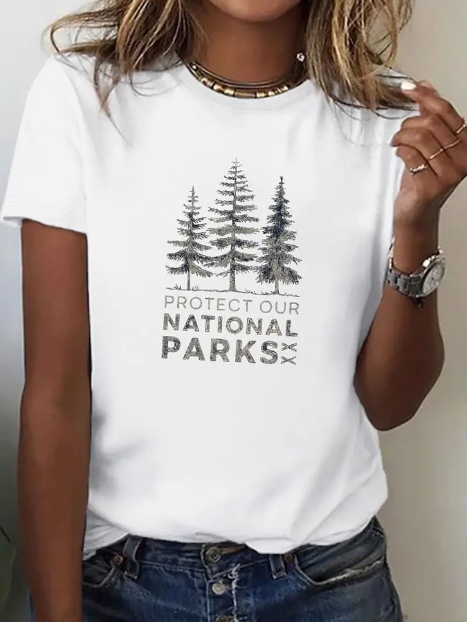 Women's Protect Our National Parks Print T-Shirt