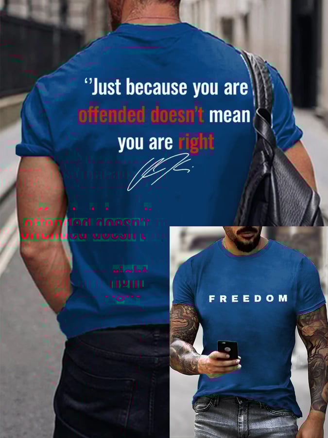 Men's Commemorative Printed T-Shirt