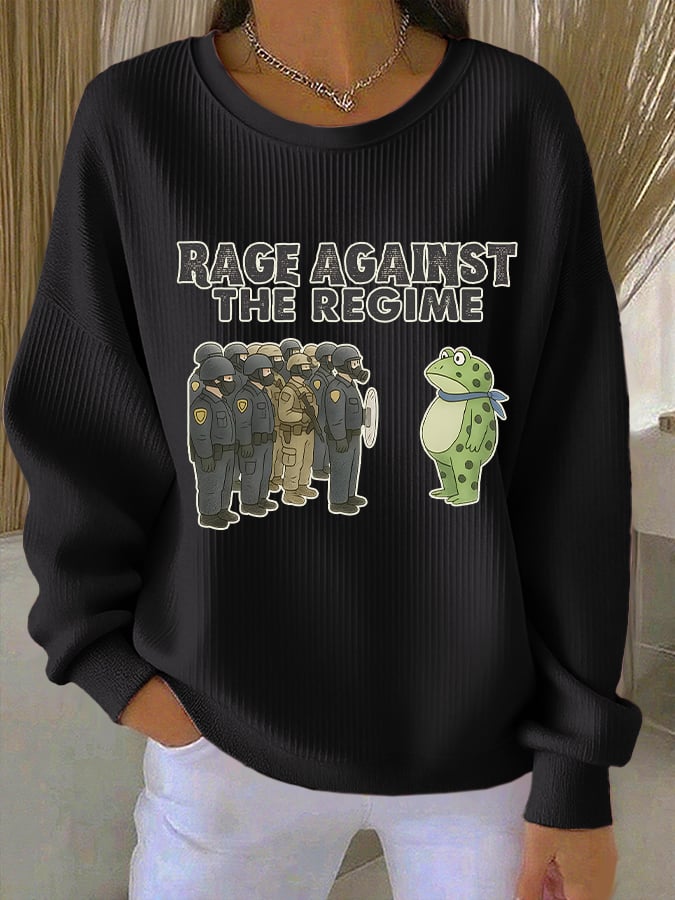 Women's RAGE AGAINST THE REGIME Print Sweatshirt