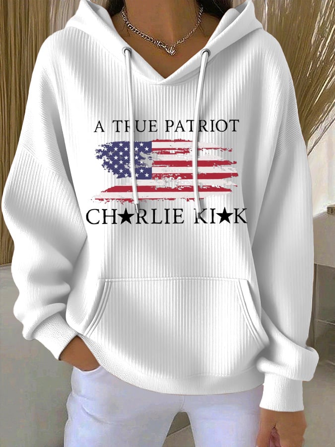 Women's A True Patriot Printed Hoodie