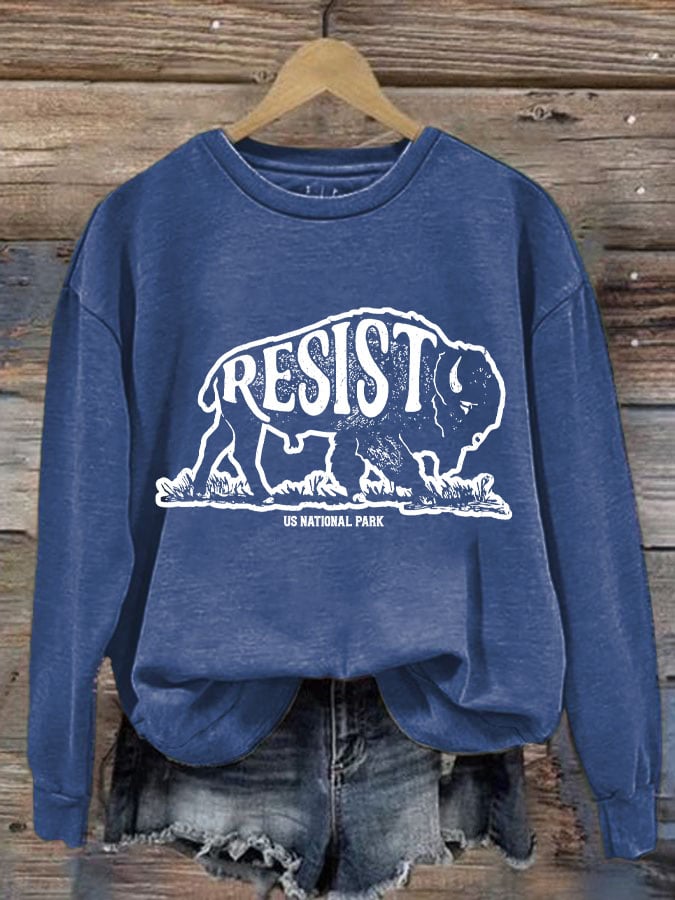 Women's Protect Our National Parks Printed Sweatshirt