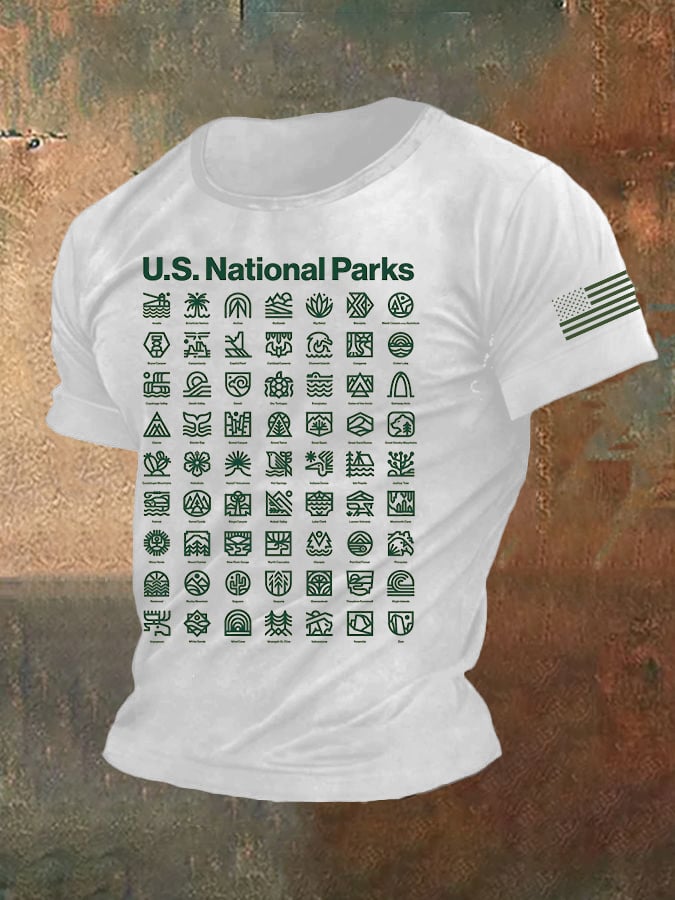 Men's National Park Service Printed T-shirt