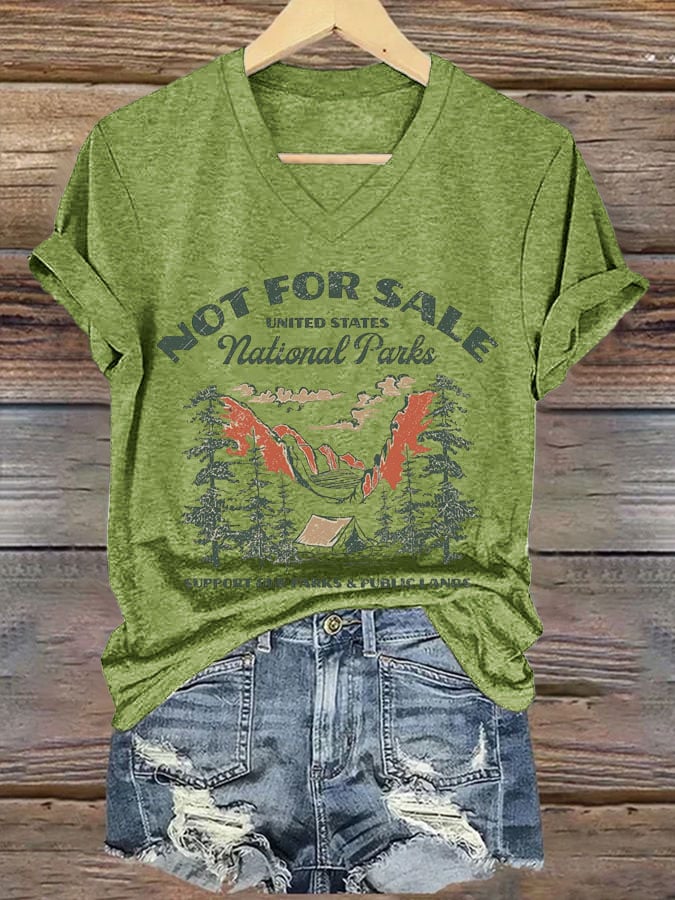 Women's Protect Our National Parks Printed T-Shirt