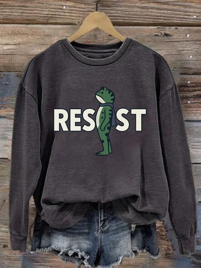 Women's FDT Print Casual Sweatshirt