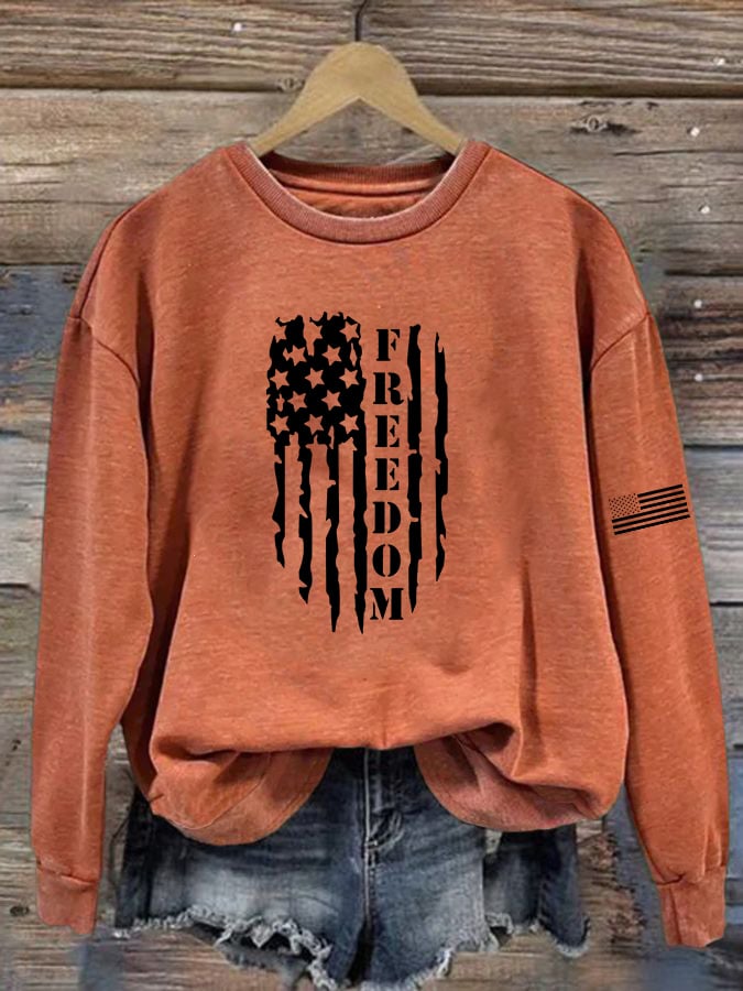 Women's Hot Events Printed Crew Neck Sweatshirt