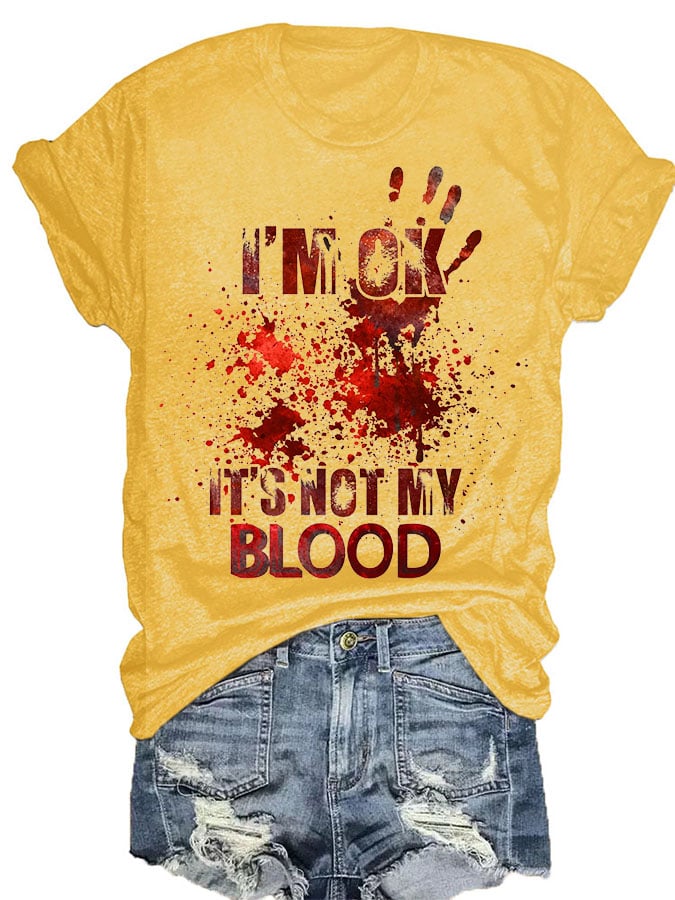 Halloween Ladies Print T-Shirt