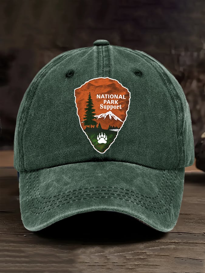 Protect Our National Parks Print Baseball Cap
