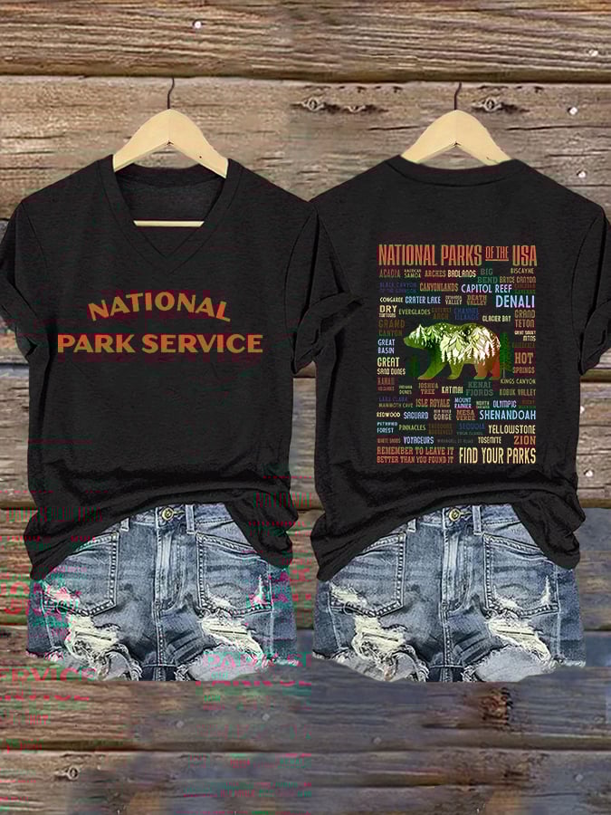 Women's National Parks Explore, Protect, Preserve Print T-Shirt