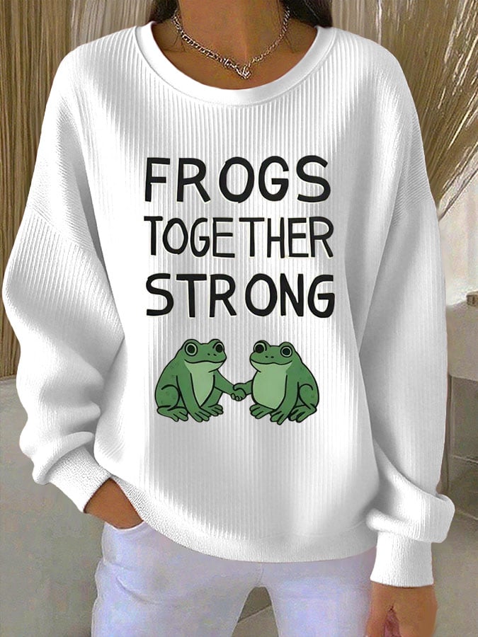 Women's Frogs Together Strong Sweatshirt