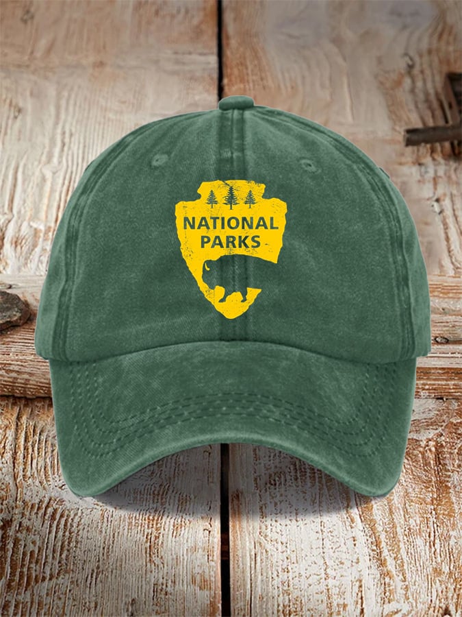Unisex Fashion National Park Print Hat
