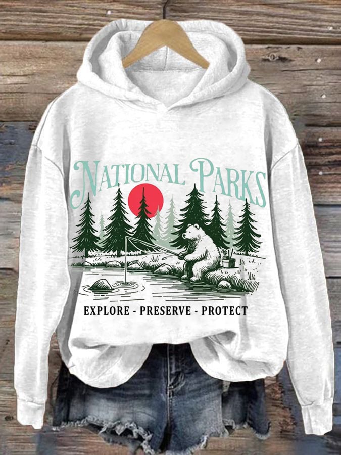 Women's National Park Printed Sweatshirt