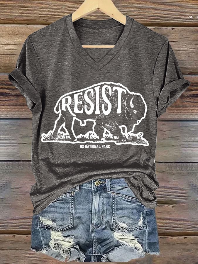 Women's Protect Our National Parks Printed T-Shirt