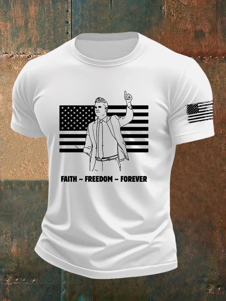 Men's Freedom Is Not Free R.I.P Print T-Shirt