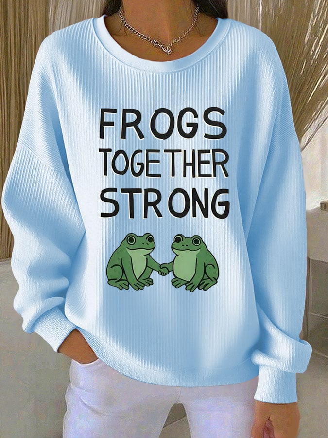 Women's Frogs Together Strong Sweatshirt