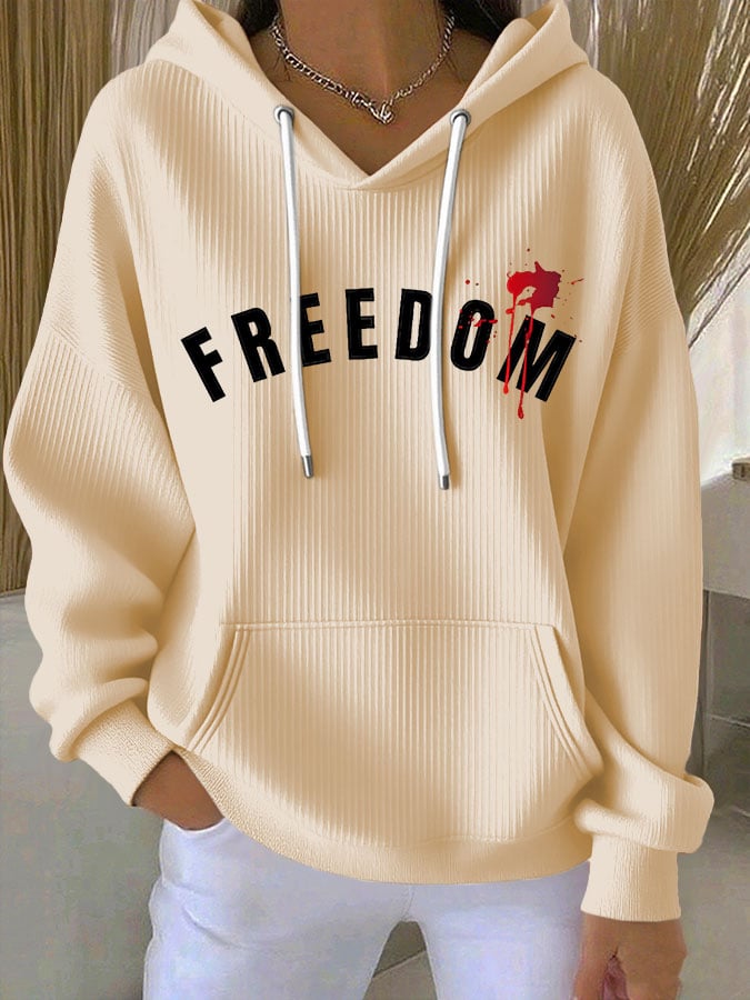 Women's Commemorative Leader Print Casual Hoodie