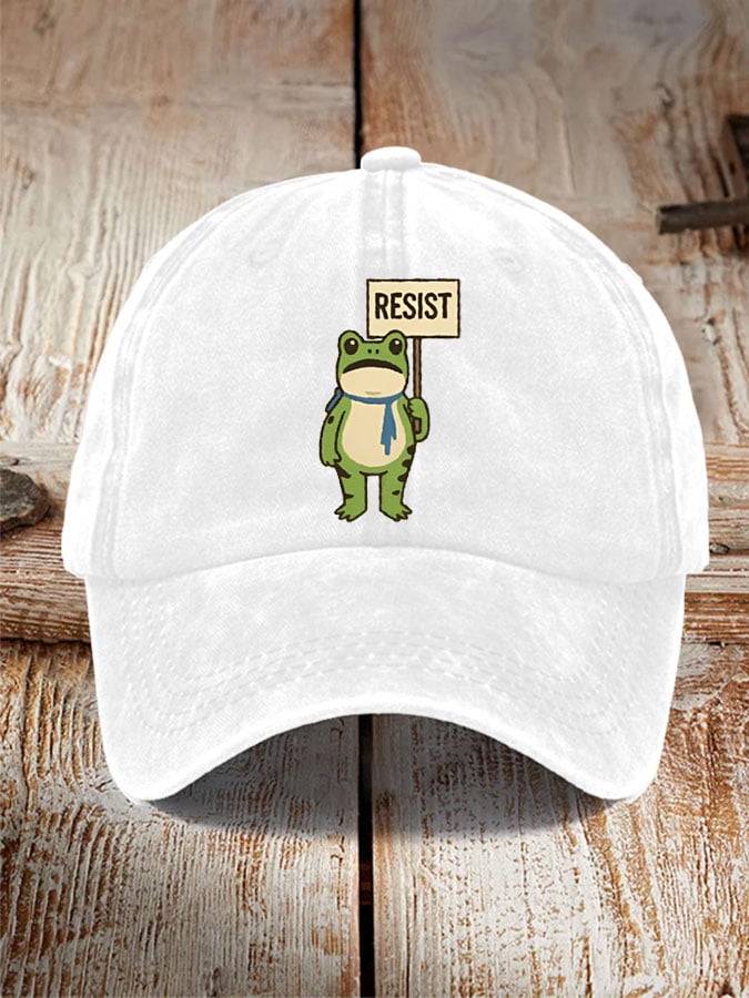 Unisex Portland Frog print hat