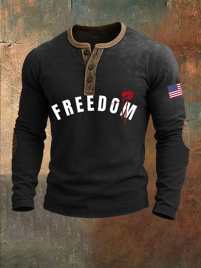 Men's Commemorative Leader Print Long Sleeve Top