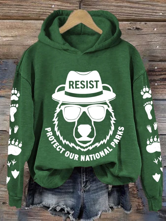 Women's Protect Our National Parks Printed Sweatshirt