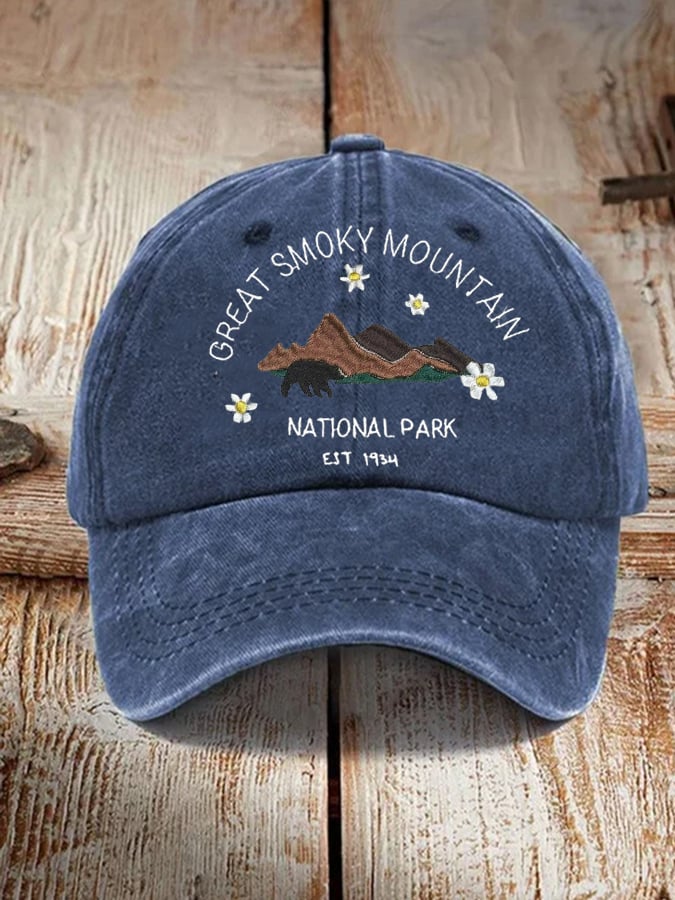 Unisex Great Smoky Mountains National Park Print Hat