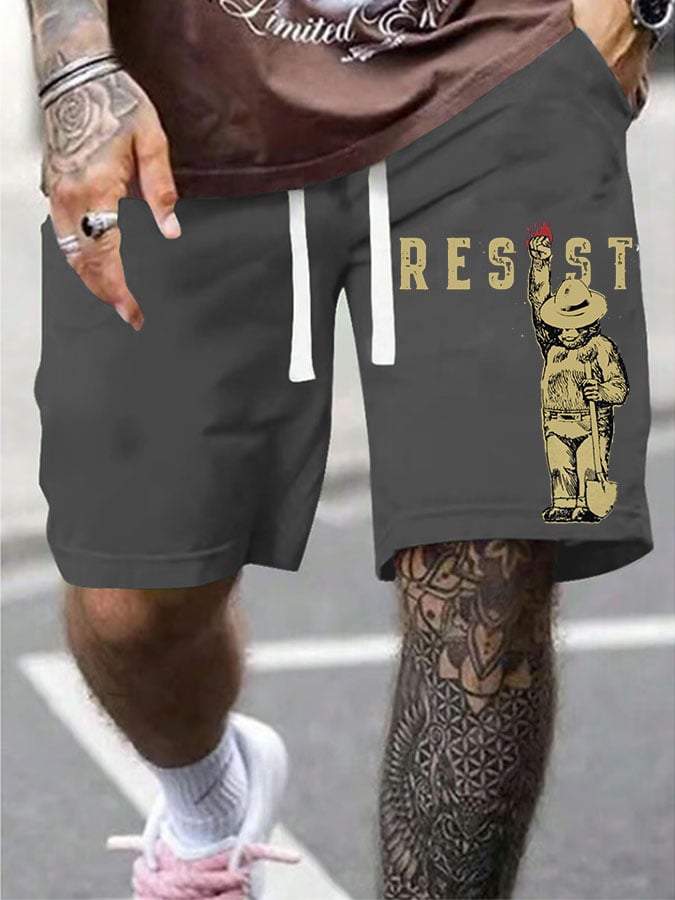 Men's Protect Our National Parks Print Shorts