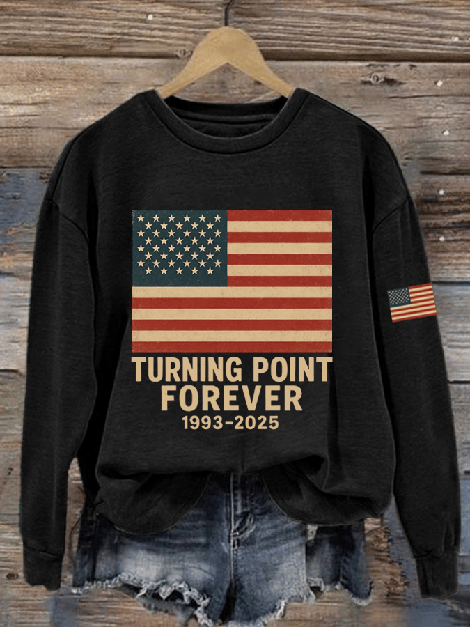 Women's Hot Events Printed Crew Neck Sweatshirt