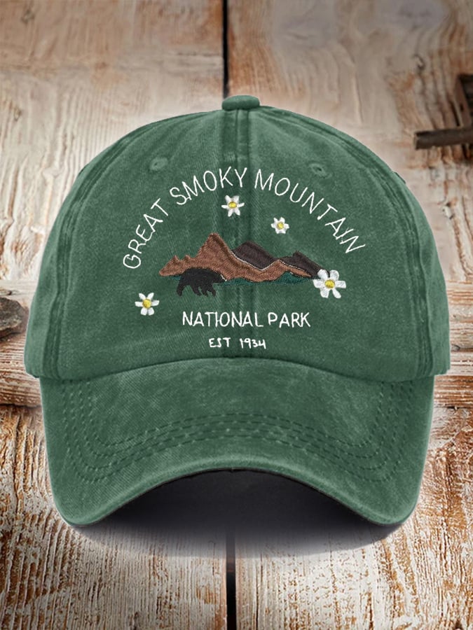 Unisex Great Smoky Mountains National Park Print Hat