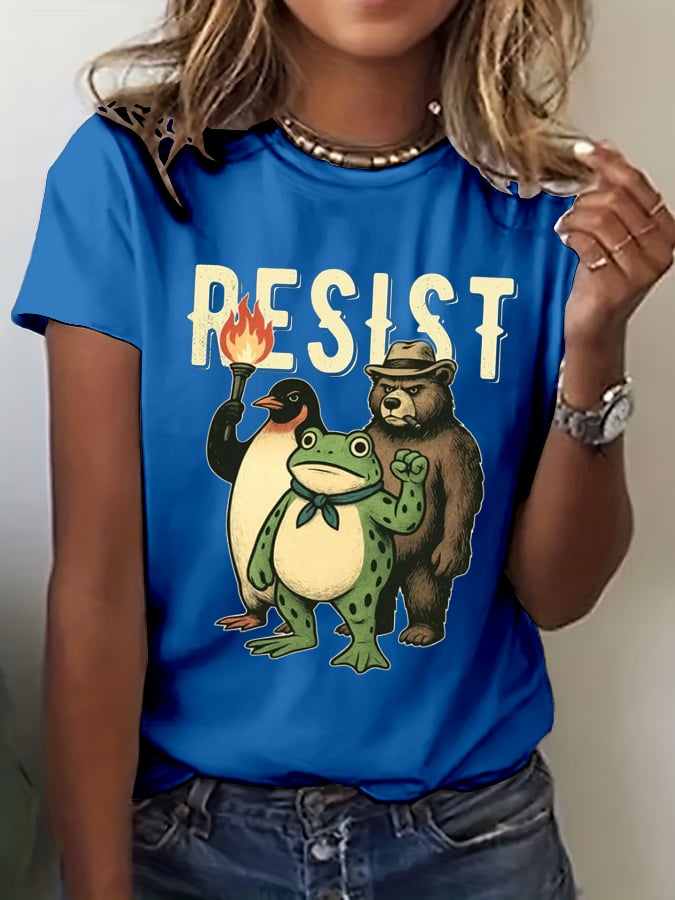 Women's FDT Print Crew Neck T-Shirt