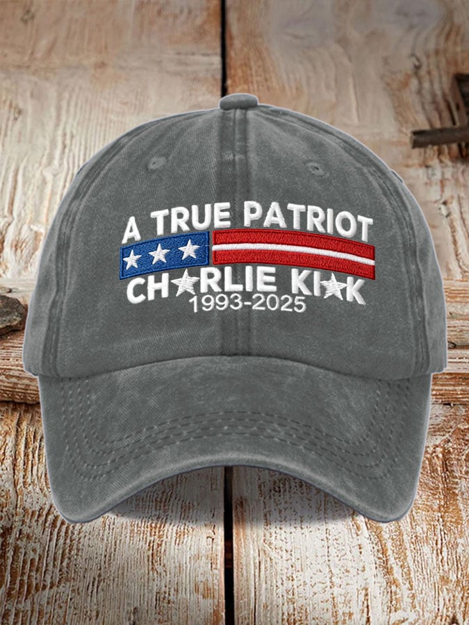 Unisex Commemorative Leader A True Patriot Print Hat
