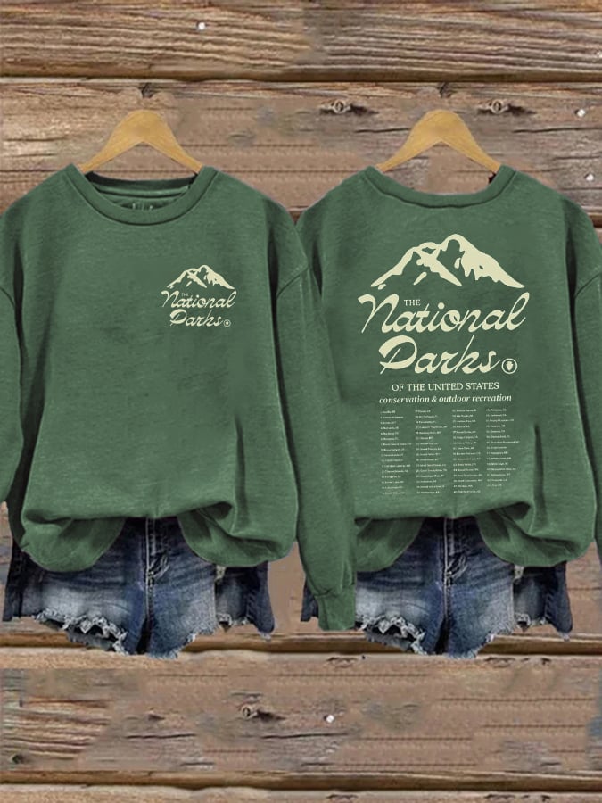 Women's 63 National Park Ranger Print Sweatshirt