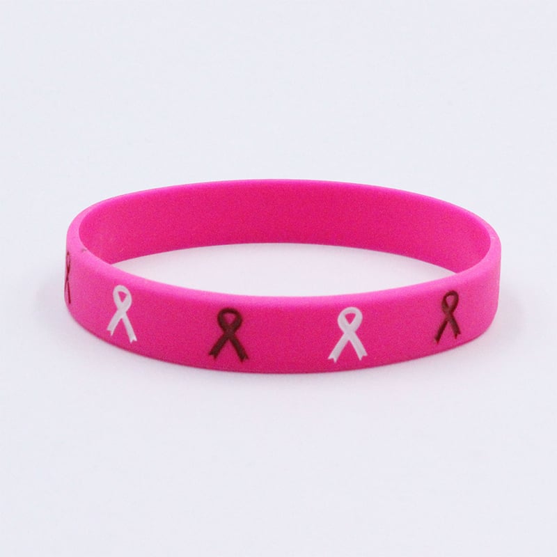 Breast Cancer Awareness Silicone Bracelet