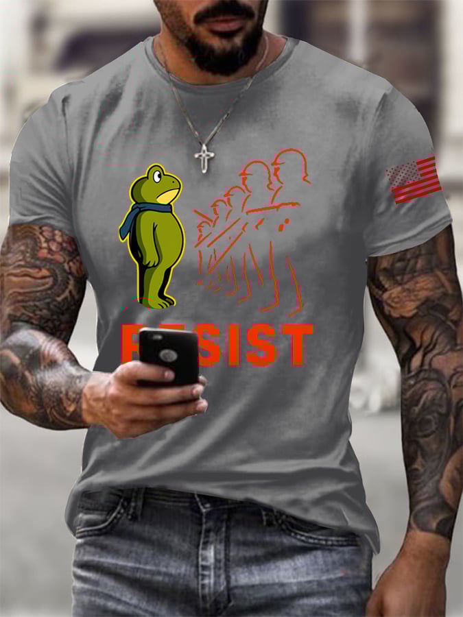 Men's FDT Printed Casual T-shirt