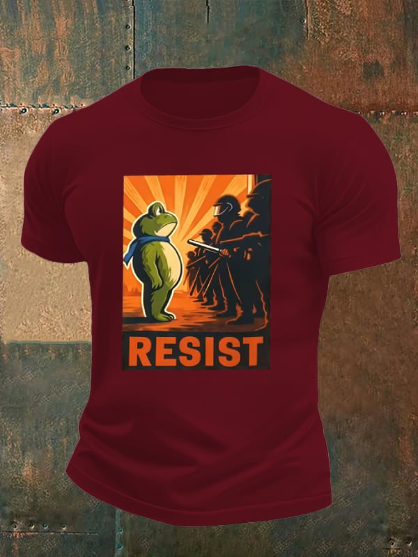 Men's Portland Frog Resist Print T-shirt