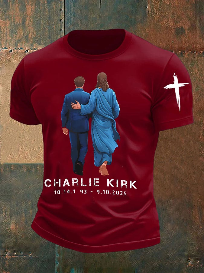 Men's Printed Short-Sleeved T-Shirt