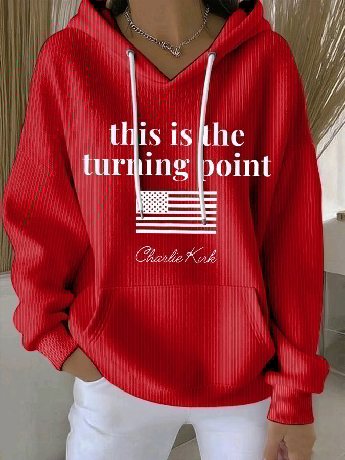 Women's Charlie Kirk This is the Turning Print Sweatshirt
