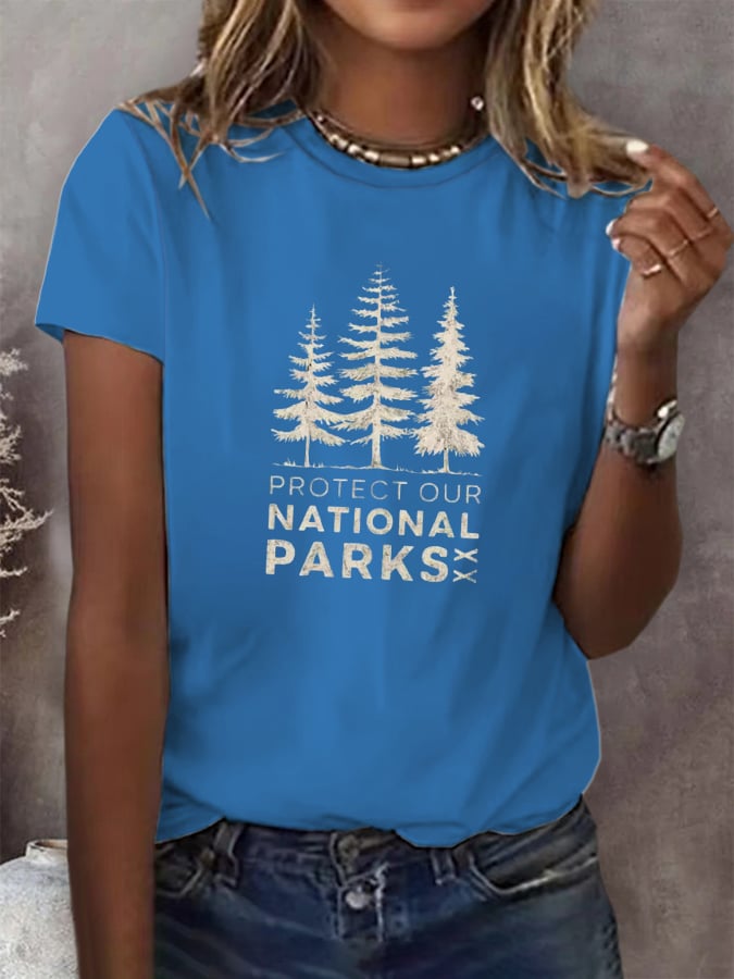 Women's Protect Our National Parks Print T-Shirt