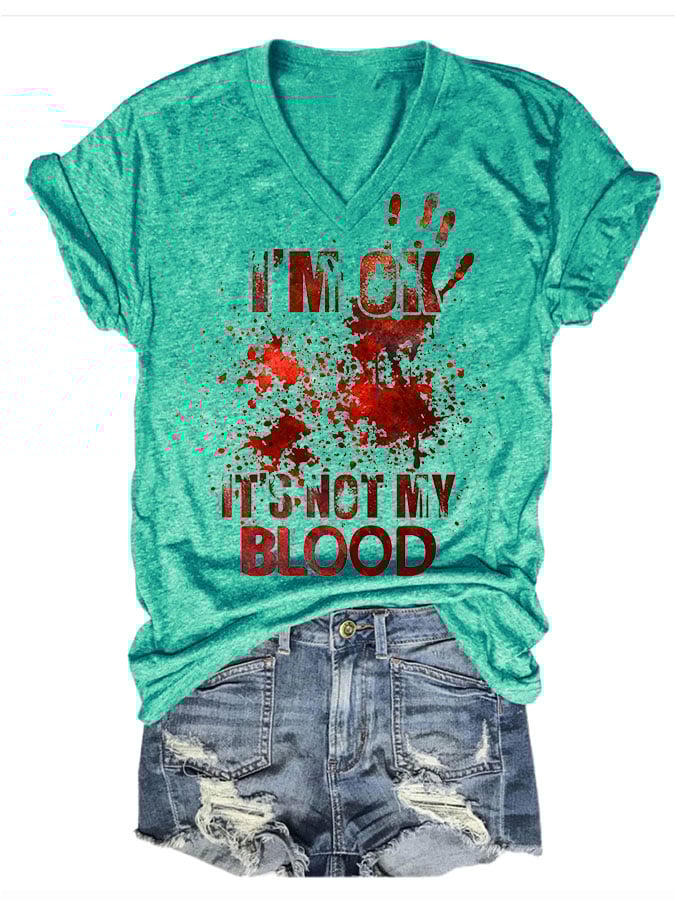 Halloween Ladies Print T-Shirt