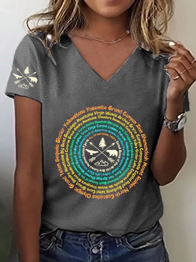 Women's National Parks Explore, Protect, Preserve Print T-Shirt